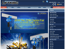 Tablet Screenshot of liftkingmsf.com